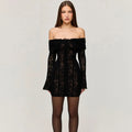 Bianca Off-Shoulder Lace Maxi Dress