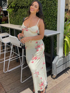Livia Floral Backless Maxi Dress