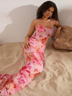 Aurelia Floral Mermaid Maxi Dress