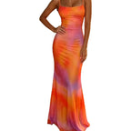 Solana Floral Backless Maxi Dress