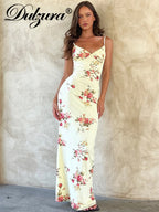 Livia Floral Backless Maxi Dress