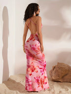 Aurelia Floral Mermaid Maxi Dress