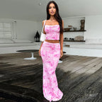 Luna Tie-Dye Two-Piece Maxi Set