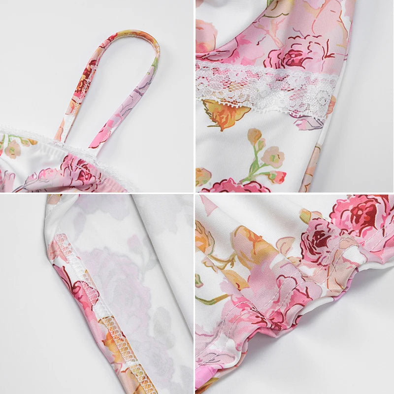 Rosalia Floral Backless Maxi Dress