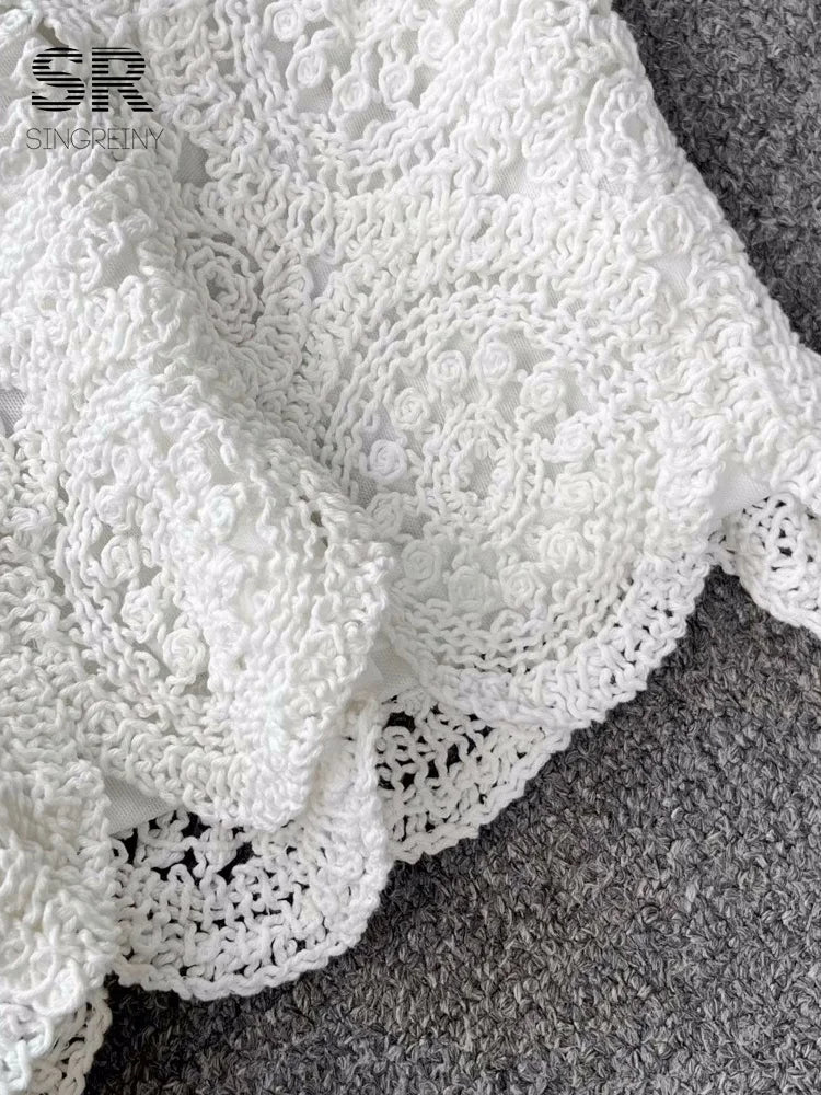Aria Crochet Two-Piece Vacation Set