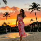 Solana Floral Backless Maxi Dress