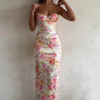 Rosalia Floral Backless Maxi Dress