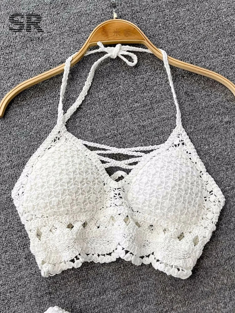 Aria Crochet Two-Piece Vacation Set
