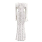 Bianca Off-Shoulder Lace Maxi Dress