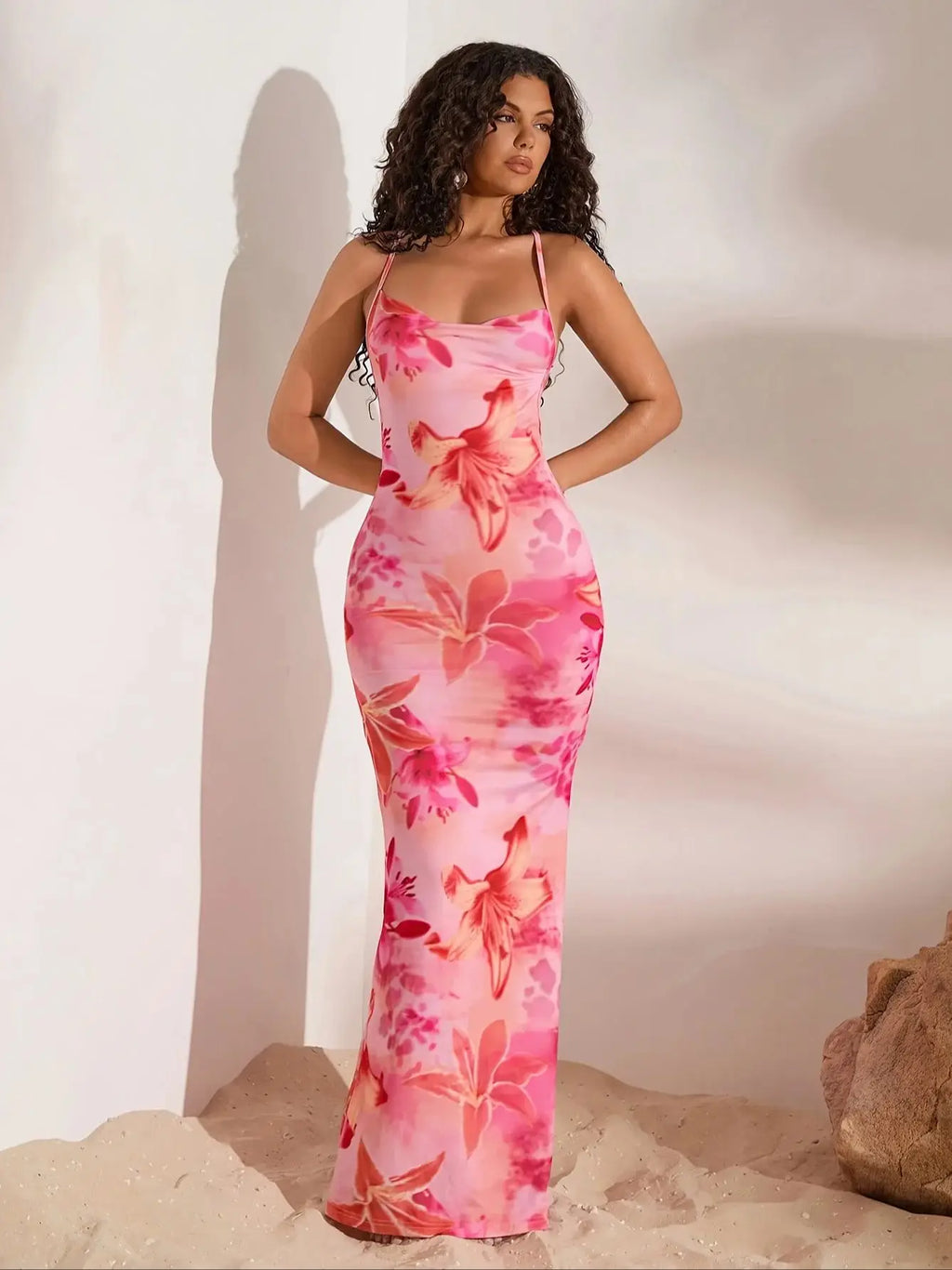 Aurelia Floral Mermaid Maxi Dress