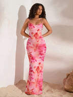 Aurelia Floral Mermaid Maxi Dress