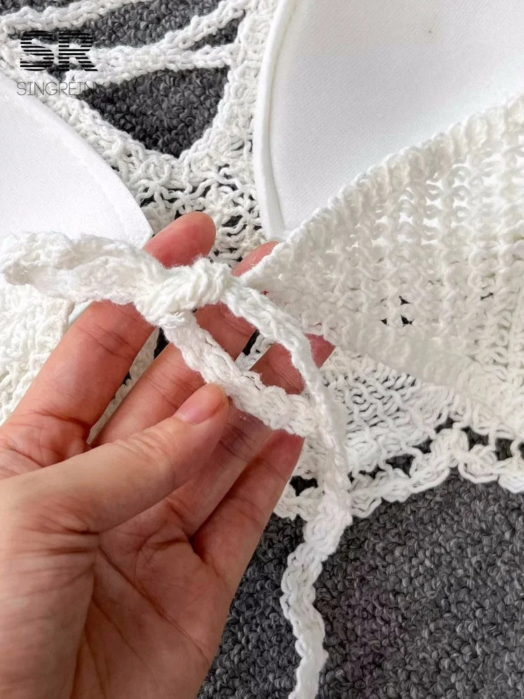 Aria Crochet Two-Piece Vacation Set